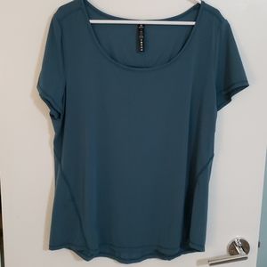 90 Degree by Reflex Workout Shirt 1X NWOT